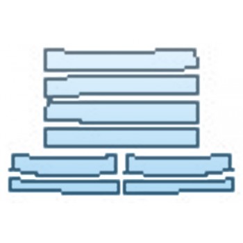 PAINT PROTECTION KIT - 2016 JAGUAR XF R-SPORT DOOR SILLS - PRECUT PPF CLEAR BRA WRAP