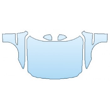 PAINT PROTECTION KIT - 2016 JAGUAR XF S FULL HOOD(WRAPPED EDGES)  FENDERS  MIRRORS - PRECUT PPF CLEAR BRA WRAP