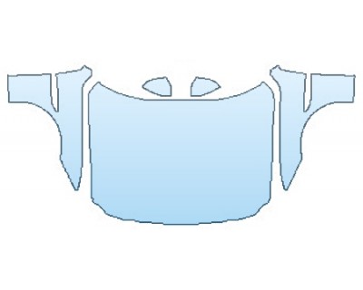 PAINT PROTECTION KIT - 2016 JAGUAR XF S FULL HOOD(WRAPPED EDGES)  FENDERS  MIRRORS - PRECUT PPF CLEAR BRA WRAP