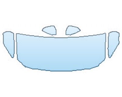 PAINT PROTECTION KIT - 2016 JAGUAR XF S HOOD(30 INCH   WRAPPED EDGES)  FENDERS  MIRRORS - PRECUT PPF CLEAR BRA WRAP