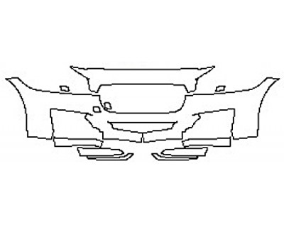 2016 JAGUAR XF S Bumper (7 Piece)