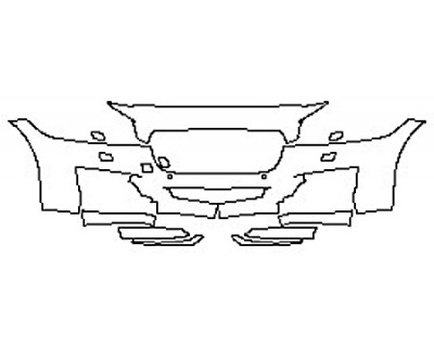 2016 JAGUAR XF S Bumper With Sensors (4 Piece)