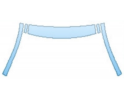 PAINT PROTECTION KIT - 2016 JAGUAR XF S ROOF  A-PILLARS - PRECUT PPF CLEAR BRA WRAP