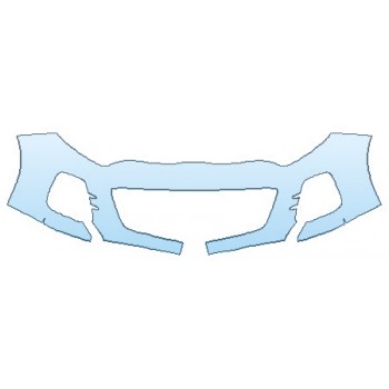 PAINT PROTECTION KIT - 2016 KIA RIO HATCHBACK SX BUMPER - PRECUT PPF CLEAR BRA WRAP