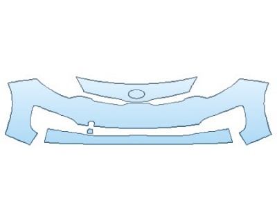 PAINT PROTECTION KIT - 2016 KIA RIO SEDAN EX BUMPER (3 PIECE) - PRECUT PPF CLEAR BRA WRAP