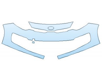 PAINT PROTECTION KIT - 2016 KIA RIO SEDAN EX BUMPER (2 PIECE) - PRECUT PPF CLEAR BRA WRAP