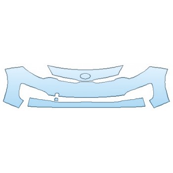 PAINT PROTECTION KIT - 2016 KIA RIO SEDAN SX BUMPER (3 PIECE) - PRECUT PPF CLEAR BRA WRAP
