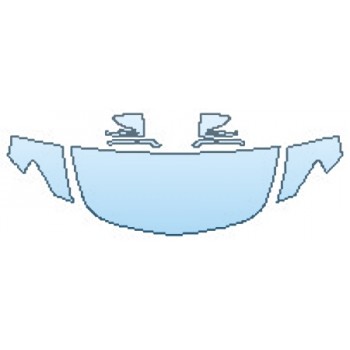 PAINT PROTECTION KIT - 2016 MERCEDES AMG GT S BLACK LINE HOOD(24 INCH)  FENDERS  MIRRORS - PRECUT PPF CLEAR BRA WRAP