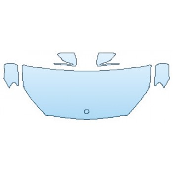 Precut PPF Kit – Clear Bra Paint Protection Film PAINT PROTECTION KIT - 2016 MERCEDES GLC-CLASS GLC300 BASE HOOD (30 INCH WRAPPED EDGES) FENDERS MIRRORS - PRECUT PPF CLEAR BRA WRAP