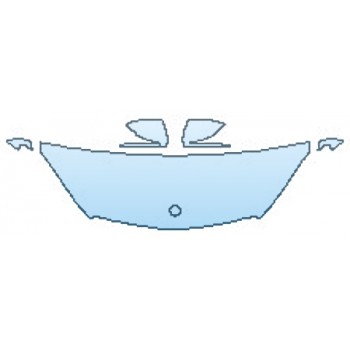 PAINT PROTECTION KIT - 2016 MERCEDES GLE-CLASS SUV GLE63 AMG S HOOD (24 INCH)  FENDERS  MIRRORS - PRECUT PPF CLEAR BRA WRAP