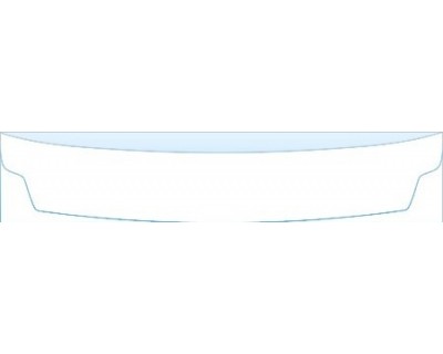 PAINT PROTECTION KIT - 2010 JAGUAR XFR SUPERCHARGED  REAR BUMPER DECK KIT - PRECUT PPF CLEAR BRA WRAP