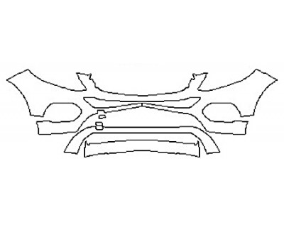 2016 MERCEDES GLE-CLASS SUV GLE350 Bumper (3 Piece)