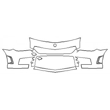 2016 MERCEDES SLK-CLASS SLK300 SPORT Bumper