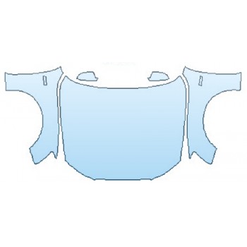 PAINT PROTECTION KIT - 2016 AUDI S5 SUPERCHARGED FULL HOOD  FENDERS  MIRRORS - PRECUT PPF CLEAR BRA WRAP