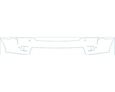 PAINT PROTECTION KIT - 2011 LAND ROVER RANGE ROVER SPORT SUPERCHARGED  BUMPER KIT - PRECUT PPF CLEAR BRA WRAP