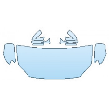 Precut PPF Kit – Clear Bra Paint Protection Film PAINT PROTECTION KIT - 2016 BMW 6 SERIES GRAN COUPE M SPORT HOOD (30 INCH WRAPPED EDGES) FENDERS MIRRORS - PRECUT PPF CLEAR BRA WRAP