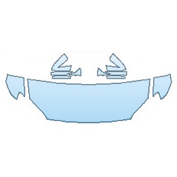 PAINT PROTECTION KIT - 2016 BMW 6 SERIES GRAN COUPE M SPORT HOOD (24 INCH)  FENDERS  MIRRORS - PRECUT PPF CLEAR BRA WRAP