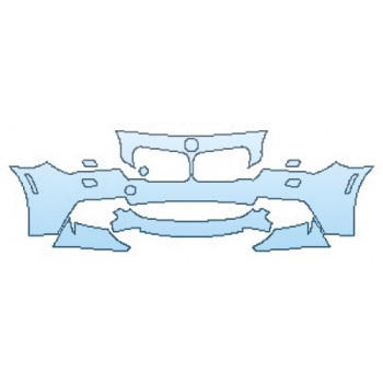 Precut PPF Kit – Clear Bra Paint Protection Film PAINT PROTECTION KIT - 2016 BMW 6 SERIES GRAN COUPE M SPORT BUMPER WITH WASHERS ( 5 PIECE) - PRECUT PPF CLEAR BRA WRAP