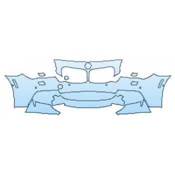 Precut PPF Kit – Clear Bra Paint Protection Film PAINT PROTECTION KIT - 2016 BMW 6 SERIES GRAN COUPE M SPORT BUMPER WITH WASHERS AND SENSORS ( 5 PIECE) - PRECUT PPF CLEAR BRA WRAP