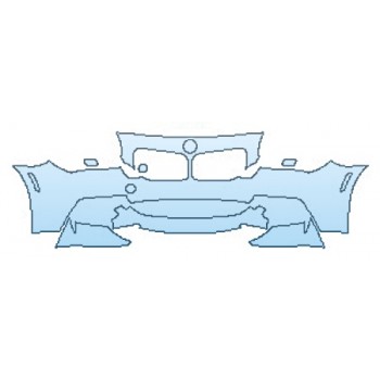 PAINT PROTECTION KIT - 2016 BMW 6 SERIES GRAN COUPE M SPORT BUMPER (4 PIECE) - PRECUT PPF CLEAR BRA WRAP