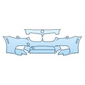 Precut PPF Kit – Clear Bra Paint Protection Film PAINT PROTECTION KIT - 2016 BMW M5 SEDAN BUMPER (3 PIECE) - PRECUT PPF CLEAR BRA WRAP