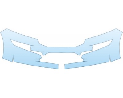 PAINT PROTECTION KIT - 2012 HONDA CROSSTOUR SEDAN EX BUMPER KIT - PRECUT PPF CLEAR BRA WRAP