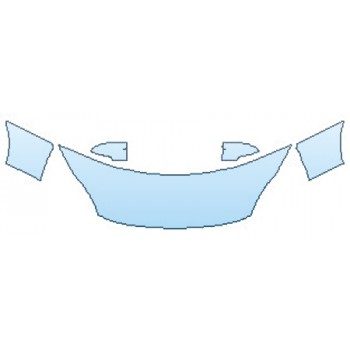 PAINT PROTECTION KIT - 2016 FORD C-MAX ENERGI HOOD  FENDERS  MIRRORS - PRECUT PPF CLEAR BRA WRAP