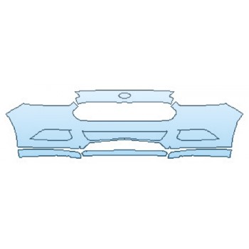 Precut PPF Kit – Clear Bra Paint Protection Film PAINT PROTECTION KIT - 2016 FORD FUSION ENERGI SE BUMPER (5 PIECE) - PRECUT PPF CLEAR BRA WRAP