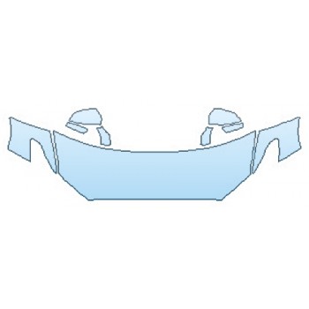 PAINT PROTECTION KIT - 2016 FORD FUSION HYBRID S HOOD  FENDERS  MIRRORS - PRECUT PPF CLEAR BRA WRAP