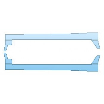 PAINT PROTECTION KIT - 2016 FORD FUSION HYBRID S ROCKERS - PRECUT PPF CLEAR BRA WRAP