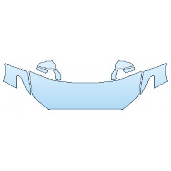 PAINT PROTECTION KIT - 2016 FORD FUSION HYBRID TITANIUM HOOD  FENDERS  MIRRORS - PRECUT PPF CLEAR BRA WRAP