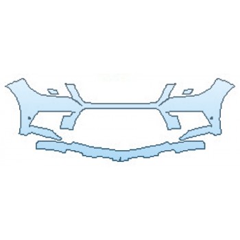 Precut PPF Kit – Clear Bra Paint Protection Film PAINT PROTECTION KIT - 2016 MERCEDES GL-CLASS GL63 AMG BUMPER WITH SENSORS (2 PIECE) - PRECUT PPF CLEAR BRA WRAP