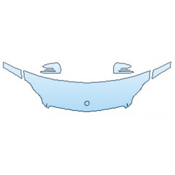 PAINT PROTECTION KIT - 2016 MERCEDES GL-CLASS GL350 BLUETEC HOOD  FENDERS  MIRRORS - PRECUT PPF CLEAR BRA WRAP