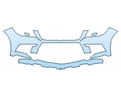 PAINT PROTECTION KIT - 2016 MERCEDES GL-CLASS GL550 BUMPER (2 PIECE) - PRECUT PPF CLEAR BRA WRAP