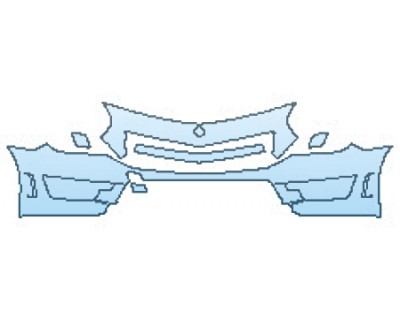 PAINT PROTECTION KIT - 2016 MERCEDES SL-CLASS SL65 AMG BUMPER - PRECUT PPF CLEAR BRA WRAP