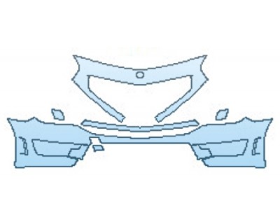 PAINT PROTECTION KIT - 2016 MERCEDES SL-CLASS SL65 AMG BUMPER - PRECUT PPF CLEAR BRA WRAP