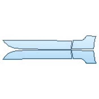 PAINT PROTECTION KIT - 2016 MERCEDES SL-CLASS SL65 AMG DOORS - PRECUT PPF CLEAR BRA WRAP