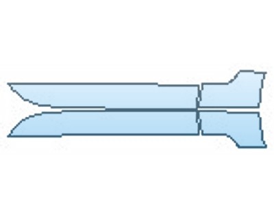 PAINT PROTECTION KIT - 2016 MERCEDES SL-CLASS SL65 AMG DOORS - PRECUT PPF CLEAR BRA WRAP