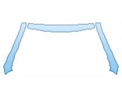 PAINT PROTECTION KIT - 2016 MERCEDES SL-CLASS SL65 AMG ROOF  A-PILLARS - PRECUT PPF CLEAR BRA WRAP