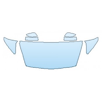 PRECUT PPF KIT - 2018 NISSAN 370Z HOOD (WRAPPED EDGES) FENDERS MIRRORS PRECUT PPF CLEAR BRA WRAP