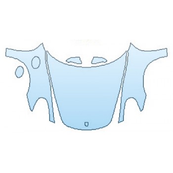 PAINT PROTECTION KIT - 2016 PORSCHE BOXTER BASE FULL HOOD  FENDERS  MIRRORS - PRECUT PPF CLEAR BRA WRAP