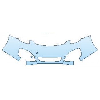 PAINT PROTECTION KIT - 2016 PORSCHE BOXTER BASE BUMPER (2 PIECE) - PRECUT PPF CLEAR BRA WRAP