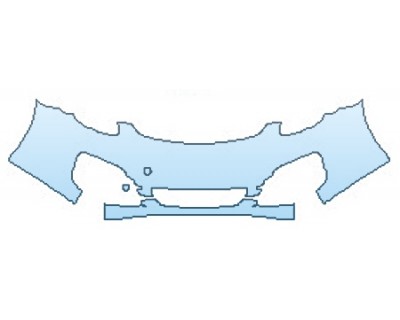 PAINT PROTECTION KIT - 2016 PORSCHE BOXTER S BUMPER (2 PIECE) - PRECUT PPF CLEAR BRA WRAP