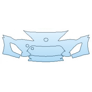 PAINT PROTECTION KIT - 2016 SCION FR-S BUMPER - PRECUT PPF CLEAR BRA WRAP