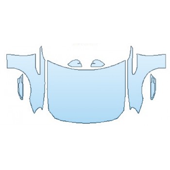 PAINT PROTECTION KIT - 2016 SUBARU BRZ FULL HOOD  FENDERS  MIRRORS - PRECUT PPF CLEAR BRA WRAP