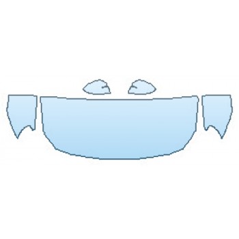 PAINT PROTECTION KIT - 2016 SUBARU BRZ HOOD (24 INCH  WRAPPED EDGES)  FENDERS  MIRRORS - PRECUT PPF CLEAR BRA WRAP