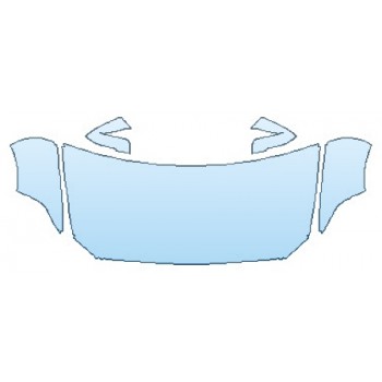 PAINT PROTECTION KIT - 2016 BMW 2 SERIES 228I BASE HOOD (30 INCH  WRAPPED EDGES)  FENDERS  MIRRORS - PRECUT PPF CLEAR BRA WRAP