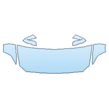 PAINT PROTECTION KIT - 2016 BMW 2 SERIES 228I M SPORT HOOD (24 INCH)  FENDERS  MIRRORS - PRECUT PPF CLEAR BRA WRAP