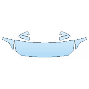 PAINT PROTECTION KIT - 2016 BMW 2 SERIES 228I M SPORT HOOD (18 INCH)  FENDERS  MIRRORS - PRECUT PPF CLEAR BRA WRAP