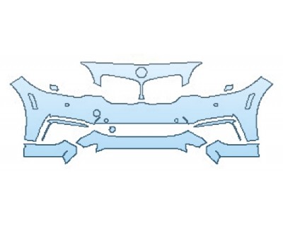 2016 BMW 2 SERIES 228I M SPORT Bumper With Sensors (7 Piece)